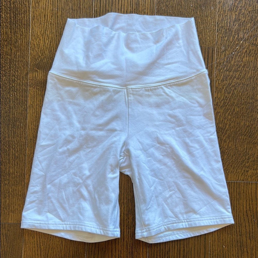 Tna White Bike Shorts